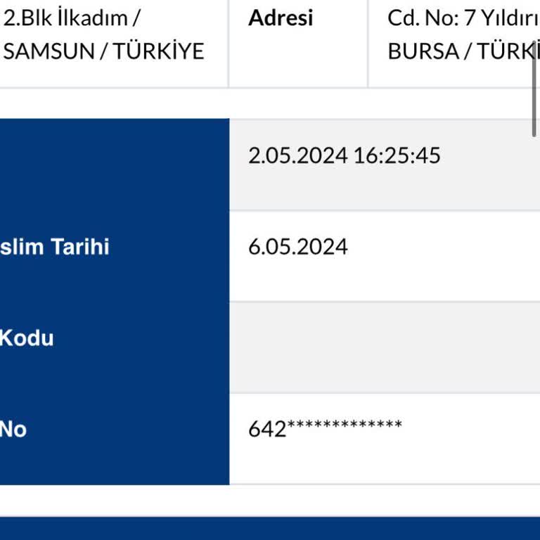 Sürat Kargo Kargo Gelme Gün Sıkıntısı