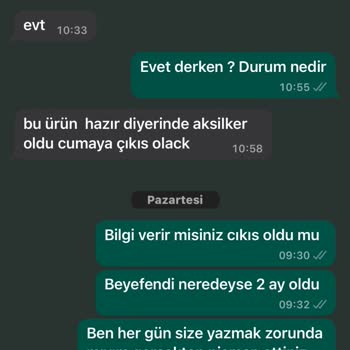 Formahane.com İki Aydır Siparişimi Bekliyorum!