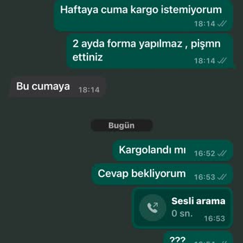 Formahane.com İki Aydır Siparişimi Bekliyorum!