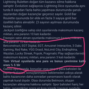 Betmoon.com Kural Uyuşmazlığı Ve Kazançları Tam Ödememe