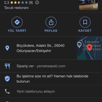 Trendyol Yemek'te Hizmet Veren Saç Kıllı Restoranlar