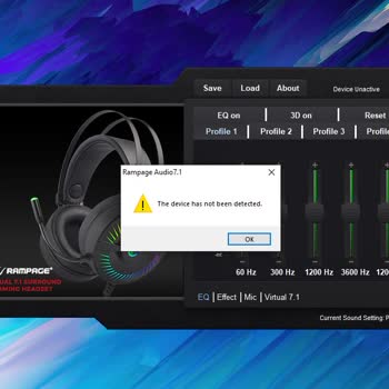 Rampage Select (RM-K50) The Device Has Not Been Detected Hatası