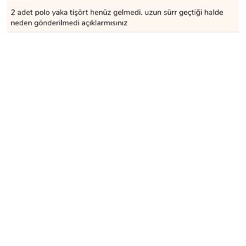 Çetinkaya Siparişimi Göndermiyor. Muhatap Da Bulamıyoruz.