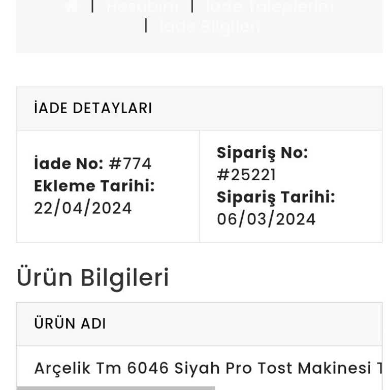Geldimarket 2 Aydır Siparişim Teslim Edilmedi Ve Ücret İadesi Yapılmadı