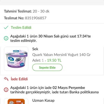 Migros'tan Aldığım Ürün Bozuk Çıktı İade Talebiyle İlgilenmiyorlar