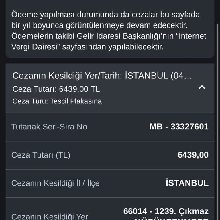 Emniyet Genel Müdürlüğü Haksız Yere Ceza Yedim!