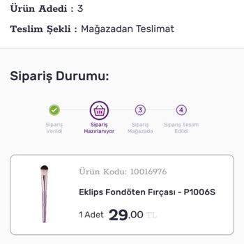 Gratis Siparişim 3 Gündür Hazırlanıyor Aşamasında