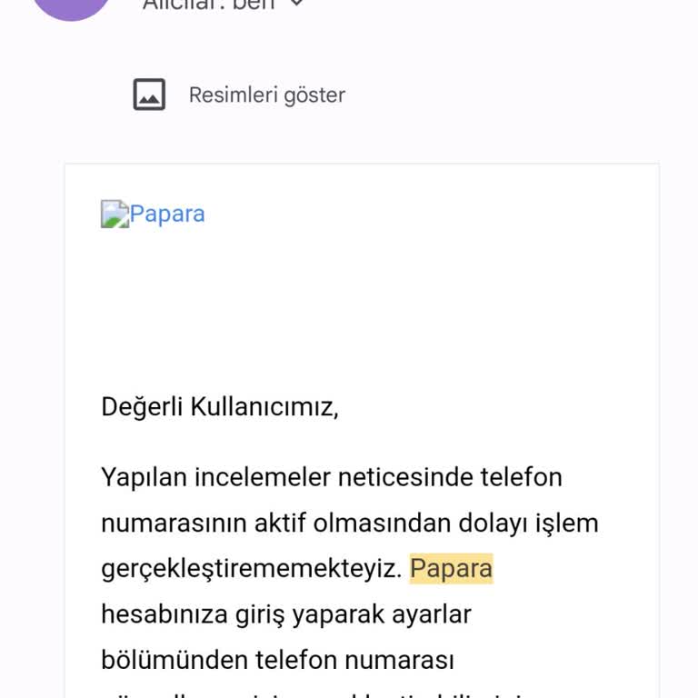 Papara Hesabıma Erişim Sağlayamıyorum