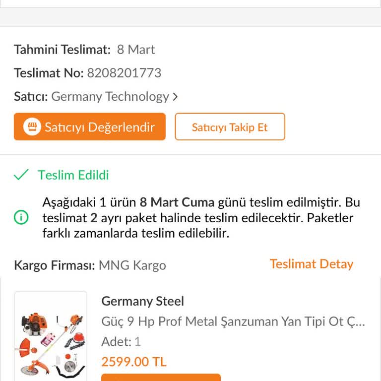 Trendyol Kaymaz Hırdavat Şikayetçiyim