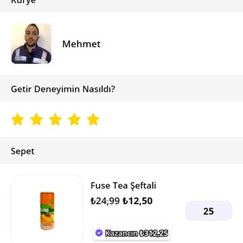Getir SKT Ai Geçmiş Ürün Teslim Edilmesi