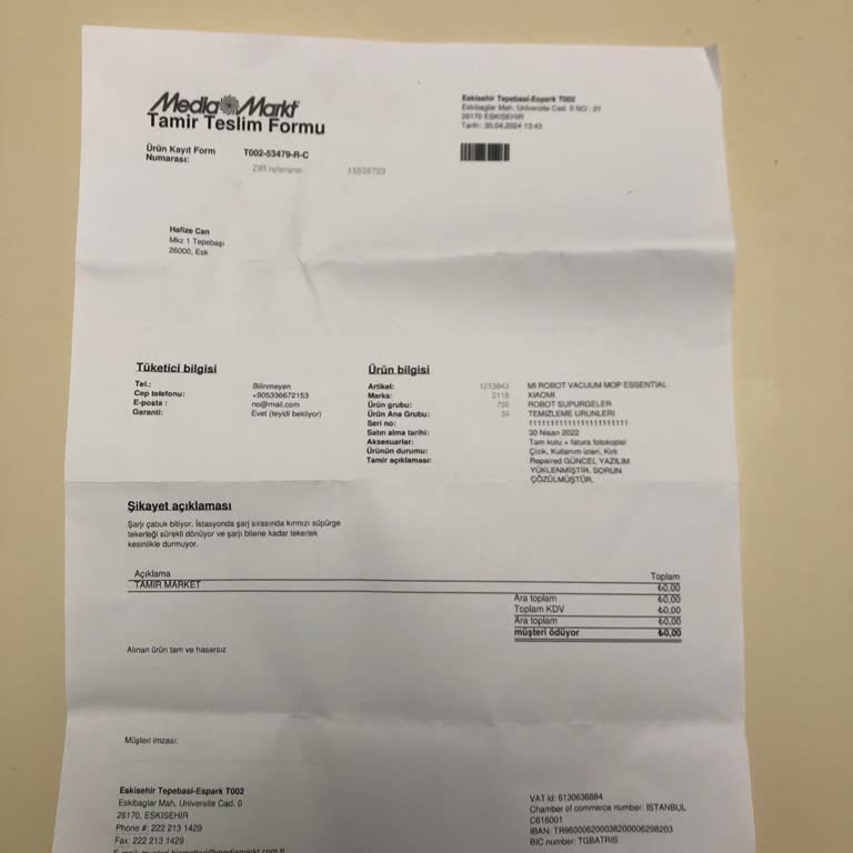 Xiaomi Yetkili Servis (Evofone) Media Markt In Xiaomi Ürününe İlgisizliği