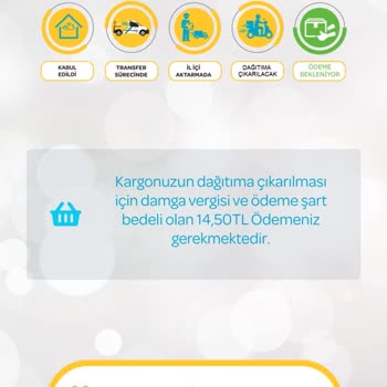 Sahte PTT Kargo Sitesi Dikkat