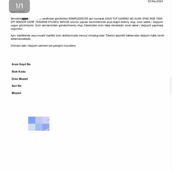 Hepsiburada Garanti Değişim Süreci