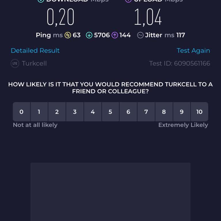 Turkcell İnternet Hızı Sorunu
