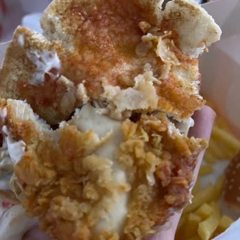 KFC Yanlış Sos Bayat Ekmek Çiğ Patates