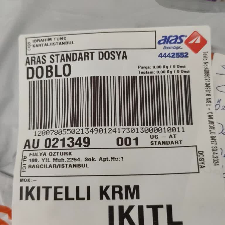 Aras Kargo Yanlış Kişiye Teslimat