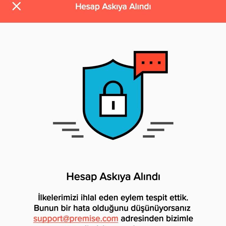Premise Hesabım Sebebi Olmadan Askıya Alındı.