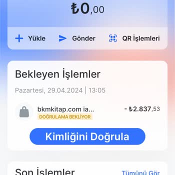 İyzico Paramı Kartıma İade Etmiyor