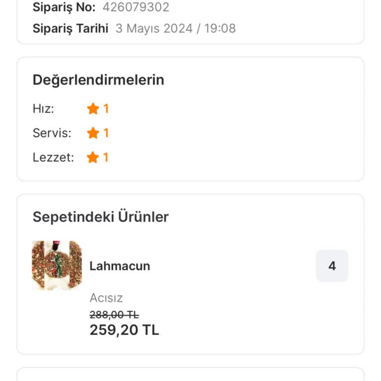 Migros Yemek Yemek Siparişi Ve Müşteri Hizmetleri Sorunu