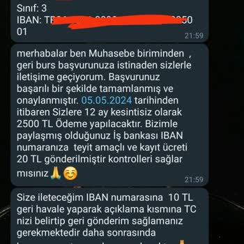 Eğitim Adaleti Derneği (Burs Başvurusu) Geri Ödemesiz Burs Vaadiyle Bilgi İstismarı