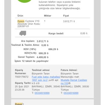 Dyson V10 Kalitesiz Ve Müşterisini Yolda Bırakan Bir Marka