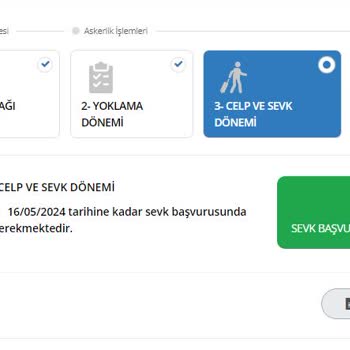E-Devlet (Turkiye.gov.tr) E-devlet Askerliğim, Sevk Bilginiz Bulunmamaktadır Hatası