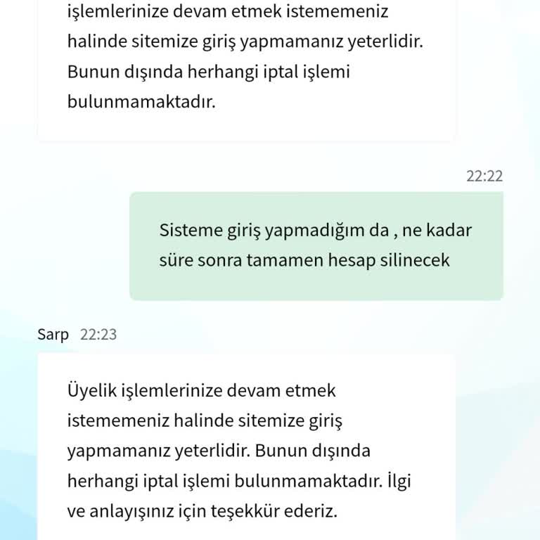 Betist Üyelik İptali Yapmaya İzin Vermiyor