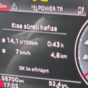 """Audi A3 S. O. S. Arıza İkazı Kusurlu Araç"""