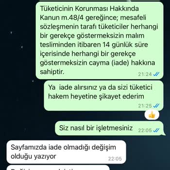 Butikim Butik 14 Günlük İade Hakkım Engelleniyor!