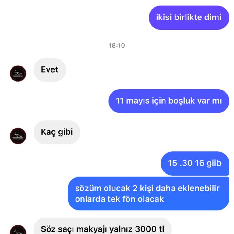 Locca Bayan Kuaförü (Gaziosmanpaşa) Locca Gaziosmanpaşa Fiyat Tutarsızlığı Söz