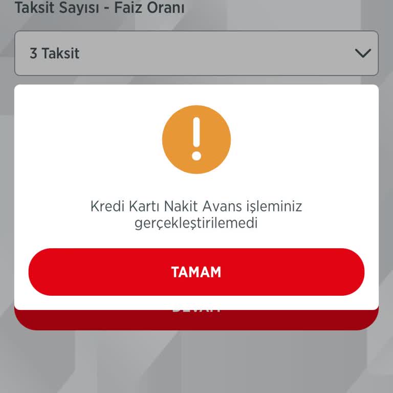 Ziraat Bankası Faizsiz Nakit Avansımı Vermiyor