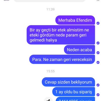 Sefamerve Para İadesi Yapmıyor
