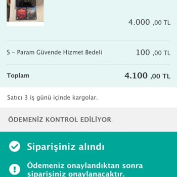 Sahibinden Param Güvende Sorunu