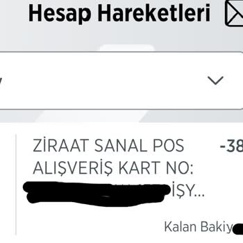Ziraat Bankası Ziraat Para İadesi Yapmadı