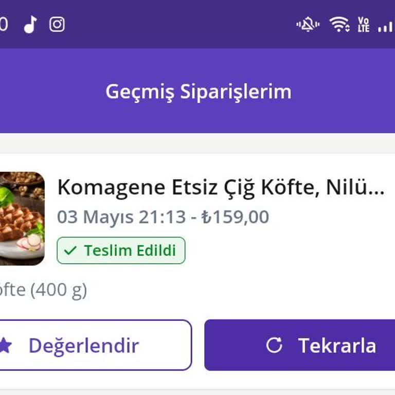 Getir Siparişim Elime Ulaşmadı