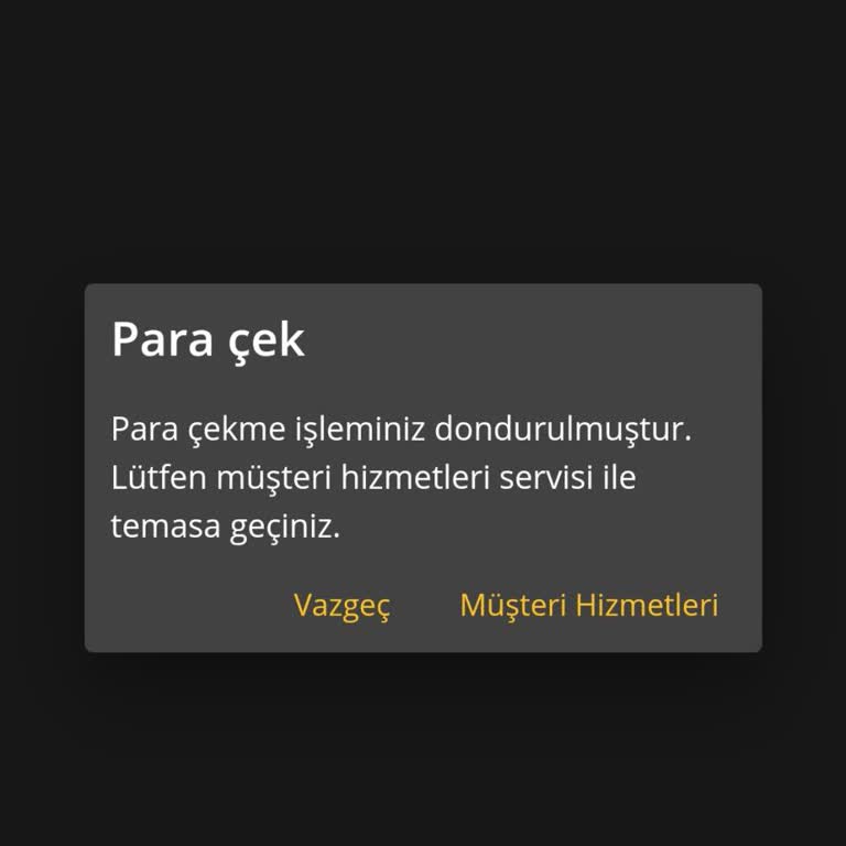 Mobilbahis Para Çekme Talebiniz Dondurulmuştur