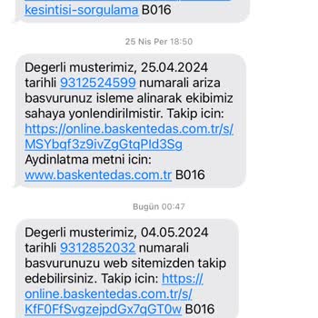 Enerjisa Başkent Elektrik Talep Kapatma