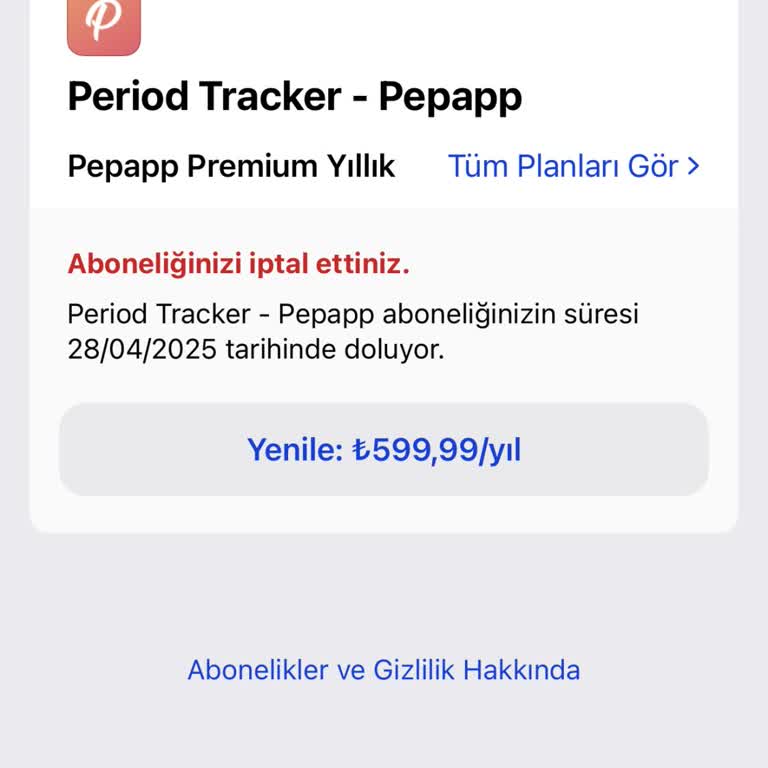 Pepapp Uygulamasında Yaşanan Abonelik Mağduriyeti