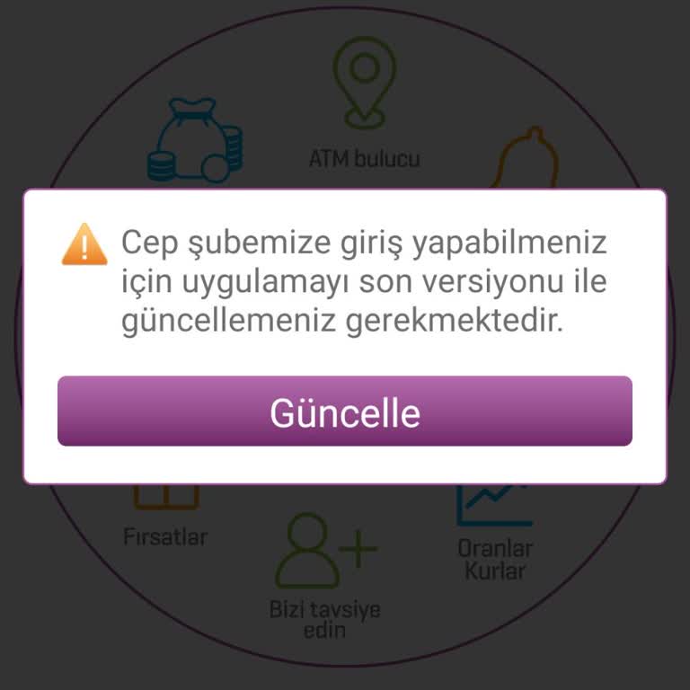 Enpara Encard Cep Şube Güncelleme Sorunsalı