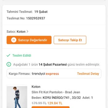 Koton Kot Pantolon Da İncelme Sorunu