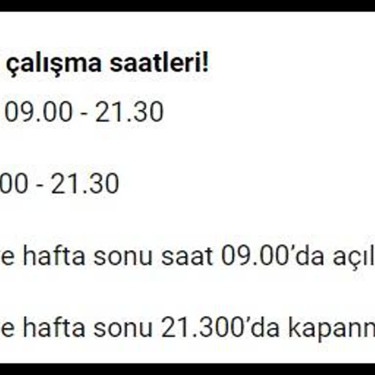 A101 Lütfen! Çalışma Saatine Riayet Edilsin.