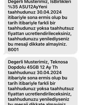 TeknosaCell Taahhüt Mağduru Yardım