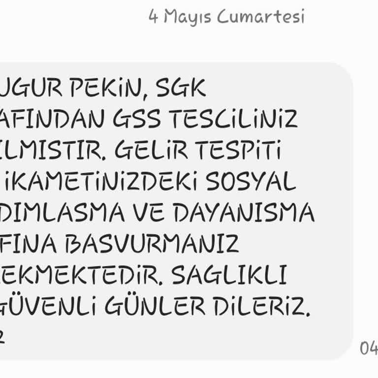 SGK Vatandaşı Mağdur Etme