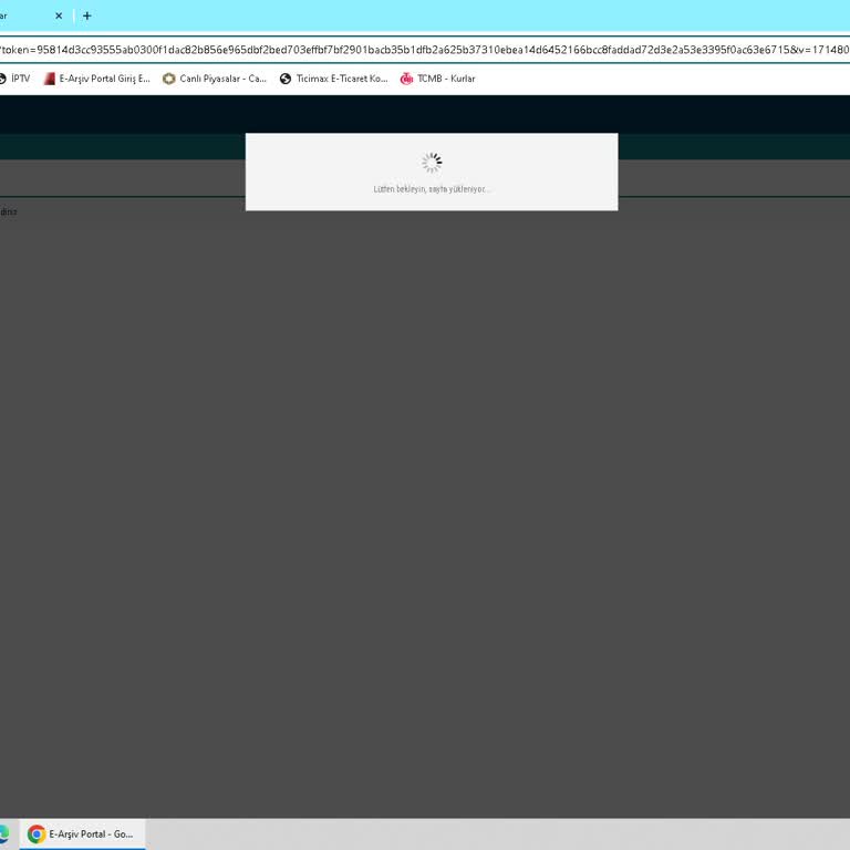 Gelir İdaresi Başkanlığı E-arşiv Portal Sorunu