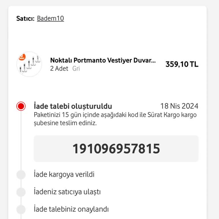 Sürat Kargo Anlaşma Yeni İade Yok