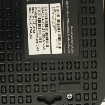 TP-Link Modem Seri Numarası Yanlışlığı
