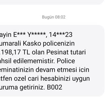 Vakıf Katılım Bankası Bankanın Kestiği Kasko Poliçesi İn İptali İstenmesi