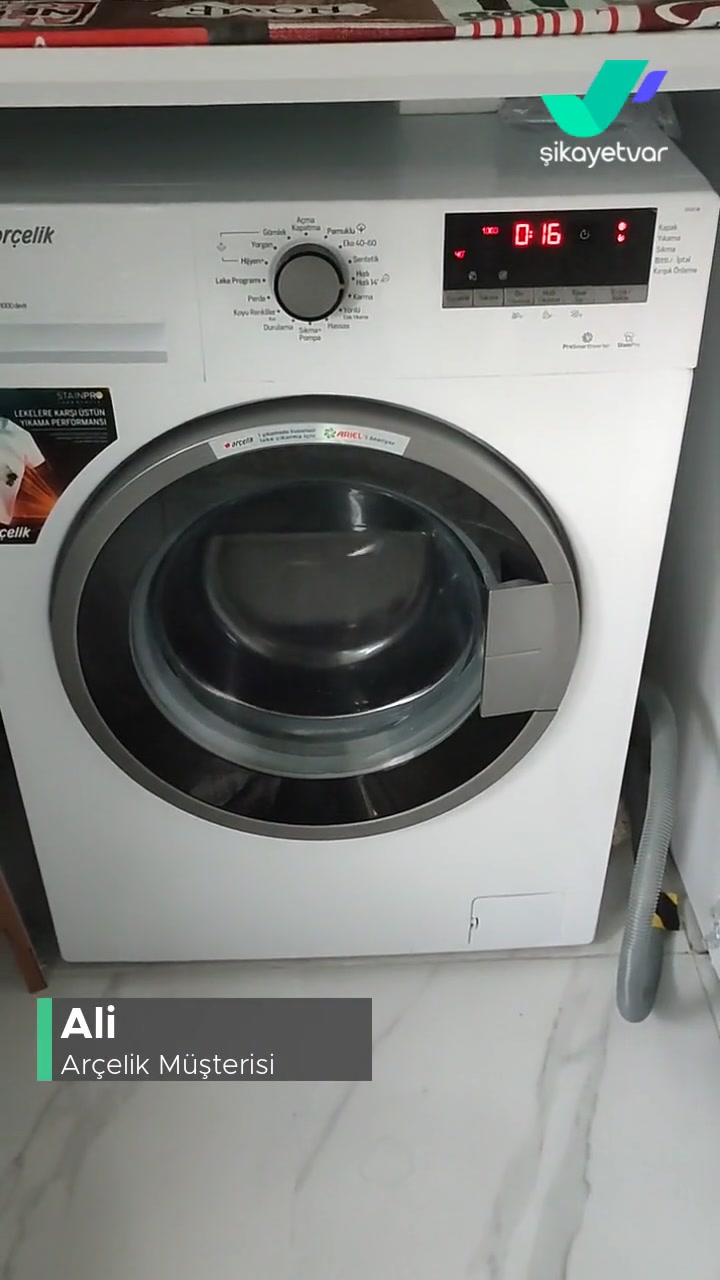 Arçelik Çamaşır Makinesi Denge Sorunu videonun kapak resmi