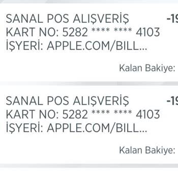 Apple Benden Habersiz Hesabımdan Para Çekti.