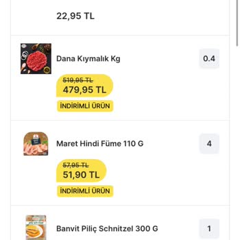 Migros Sanal Market Hataları